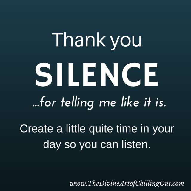 thank you SILENCE